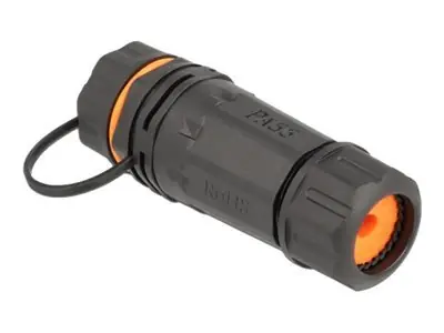 DeLock Konektor kabelu RJ45 - RJ45 vodotěsný / Konektor kabelu / Cat.6A / IP68 / U/FTP