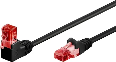 Goobay 51517 černá / Patch kabel / Cat 6 / U/UTP / 3 m
