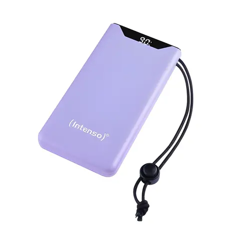Intenso Powerbank F10000 fialová / Powerbanka / 10000 mAh / USB-C / USB-A / PD 20W / LCD displej