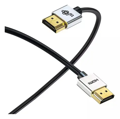 TB Touch Premium HDMI 2.0 Slim černá / Propojovací kabel / HDMI-HDMI / 4K 60Hz / 2m