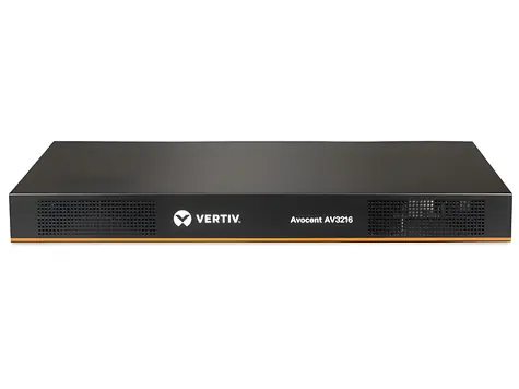Avocent AutoView AV3216 / KVM přepínač / 16 portů / 2 lokální + 1 IP uživatel / USB / Rack 19