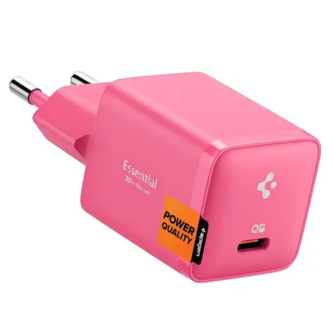 Spigen ArcStation Essential 30W růžová / Nabíječka / 30W
