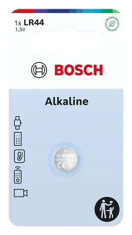 Bosch LR44B1/00 / Knoflíková baterie / alkalická / 1,5 V / 1 ks