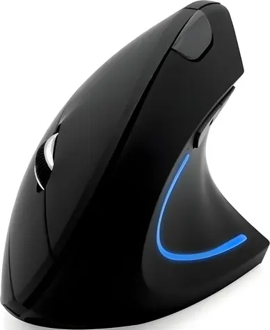 MEDIA-TECH Vertic RF MT1123 / Myš / Vertikální / bezdrátová / 2400 DPI / 5 tlačítek / černá