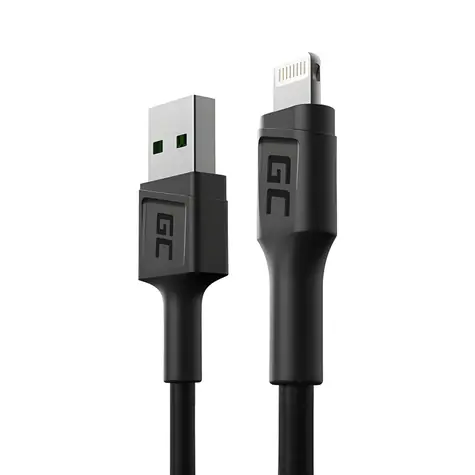 Green Cell GC PowerStream KABGC24 / Kabel / USB-A - Lightning / 30 cm / 2.4A