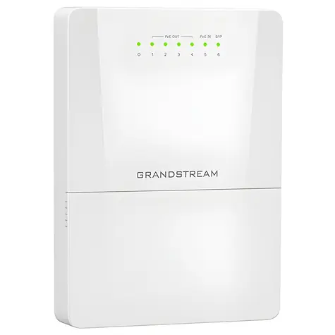 Grandstream GWN7710R / Switch / venkovní / L2 Managed / 5x GbE + SFP / PoE+ / IP66