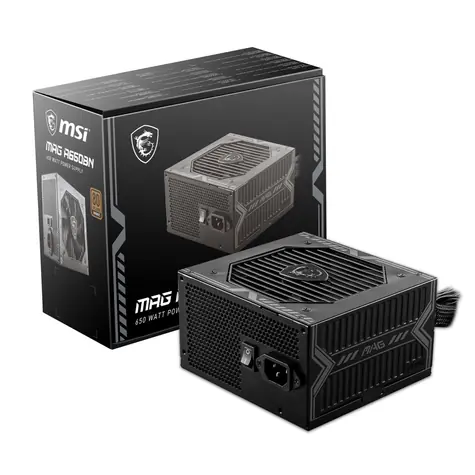 MSI MAG A650BN PCIE5 III / Zdroj / 650W / 120mm / ATX / aktivní PFC / 80PLUS Bronze