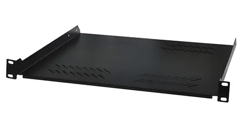 XtendLan 400mm černá / Police / univerzál / 1U / 25kg nosnost