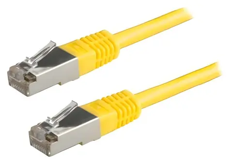 XtendLan Patch kabel Cat5e FTP 2m žlutá / Síťový kabel / Cat5e / FTP / 2 m