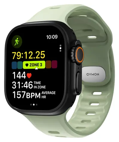 Nomad Tempo Band seagrass / Řemínek pro Apple Watch Ultra / 49 mm / FKM guma / Voděodolný