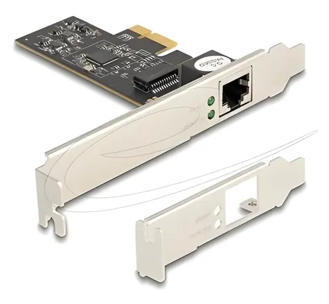 Delock RTL8126 / Síťová karta / PCI Express x1 / RJ45 / 5 Gigabit LAN / nízký profil