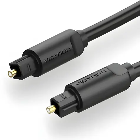 Vention Toslink (M) - Toslink (M) 1 m černý / Optický audio kabel / TOSLINK