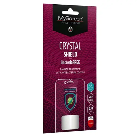 MyScreen Crystal Shield BacteriaFree pro Samsung Galaxy A26 / Ochranná fólie na displej / Antibakteriální