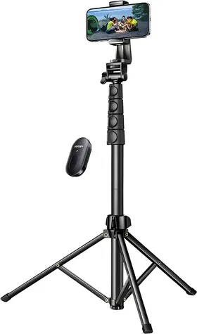 UGREEN LP680 Selfie tyč černá / Bluetooth / Teleskopická 100-180 cm / Dálková spoušť