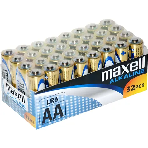 Maxell Power Alkaline AA (LR6) / Baterie / 1,5V / 32 ks