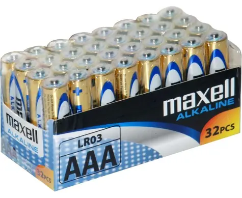 Maxell Power Alkaline AAA (LR03) / Baterie / 1,5V / 32 ks