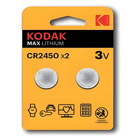 Kodak ULTRA malé lithiové baterie CR2450 / 2ks / blister
