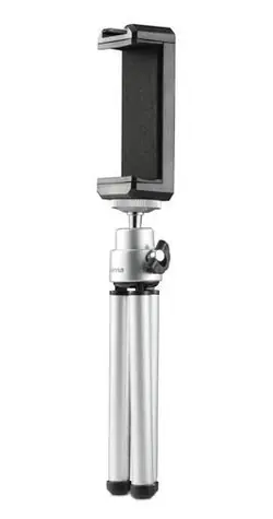 Hama Fancy stříbrná / Stativ / smartphone a fotoaparát / max. nosnost 0,3 kg / plast