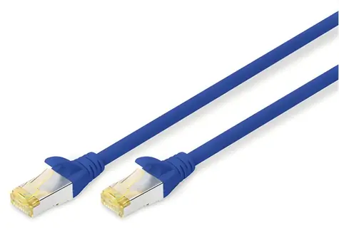 Digitus CAT 6A modrá / Patch kabel / S/FTP / 7 m / LSZH