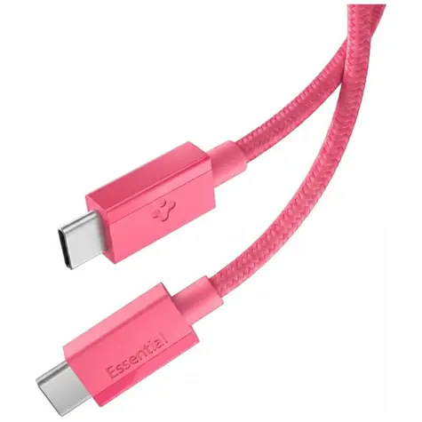 Spigen EB6010CC Essential 60W USB-C na USB-C růžová / Datový kabel