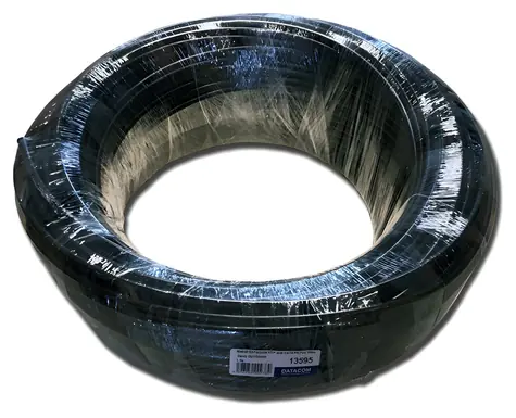 DATACOM FTP drát CAT6 100m černá / Síťový kabel / PE / venkovní / cívka