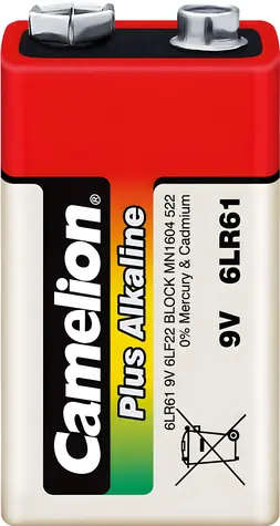 Camelion Plus Alkaline 9V (6LF22) / Baterie / Alkalická / 1 ks