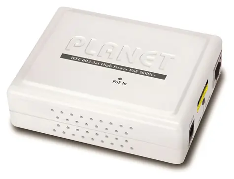 Planet POE-162S / PoE splitter / IEEE 802.3at / 12V/24V / Gigabit