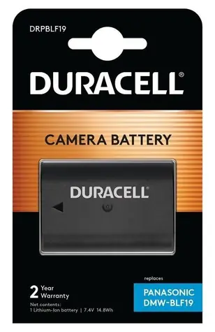 Duracell DMW-BLF19 / Náhradní baterie / Li-Ion / 2000 mAh / 14 Wh