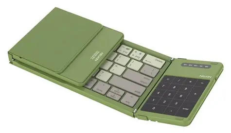 Nillkin Cube zelená / Skládací klávesnice / Bluetooth / Touchpad / Numerická klávesnice