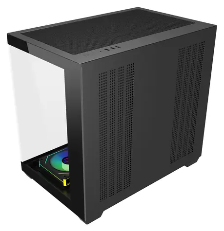 Fortron FSP M341-BA černá / Skříň / Midi Tower / ATX / GPU 410mm / 7x ARGB 120mm / průhledná bočnice
