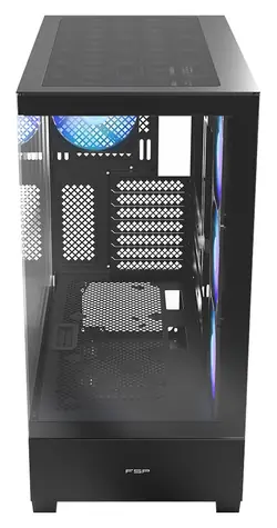 Fortron FSP M370-BA černá / Skříň / Midi Tower / ATX / 4× ARGB 120mm / GPU 400mm / bez zdroje