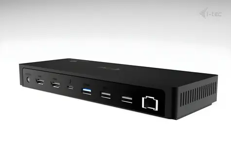 i-tec Thunderbolt 4 Triple Display černá / Dokovací stanice / 2x HDMI 144Hz / USB-C / LAN / PD 160W