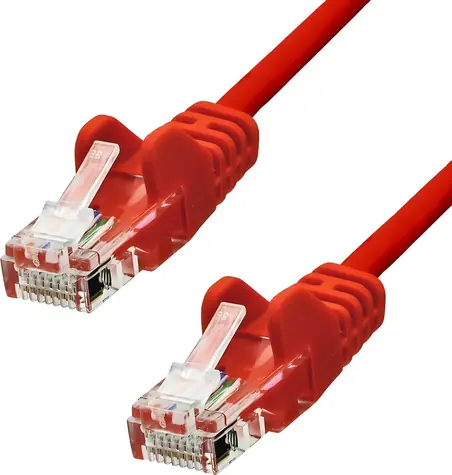ProXtend CAT5e U/UTP červená / Patch kabel / 25 cm / PVC / AWG 26 / CCA