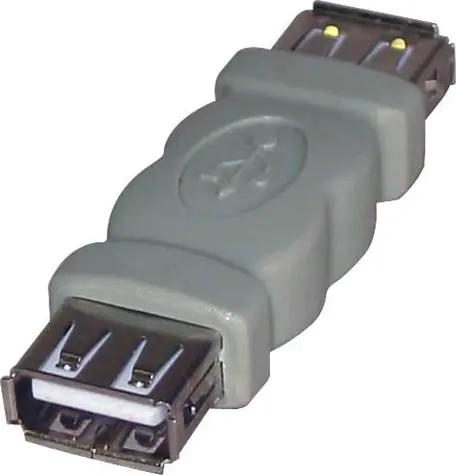 Logo 68041 šedá / Adaptér / USB-A (F) / USB-A (F)