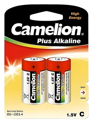Camelion Plus Alkaline C / Alkalická baterie / LR14 / 1,5 V / 2 ks