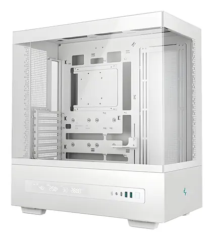 DeepCool CH690 bílá / Skříň / Midi-Tower / ATX / LCD displej / temperované sklo