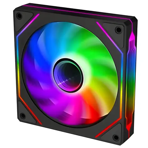 EVOLVEO 120UX / Ventilátor / 120 mm / 4pin PWM / ARGB / černý