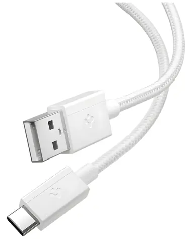 Spigen EB6015AC Essential USB-A na USB-C 60W kabel 1.5m bílá / USB 2.0