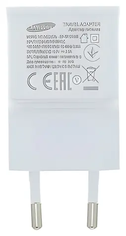 Samsung EP-TA50EWE bílá / Cestovní nabíječka / USB-A / 8W