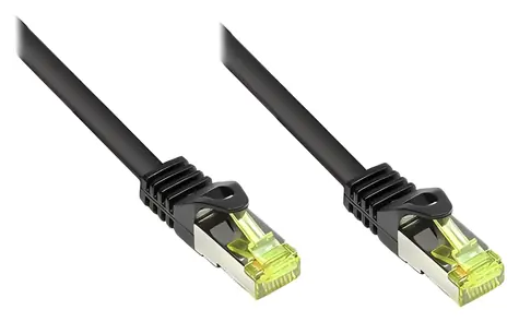 Good Connections Cat7 S/FTP 15m černá / Patch kabel / RJ-45 / 600 MHz