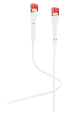 Shiverpeaks patch kabel Cat6A U/FTP bílá, lomený konektor / Patch kabel / 7,5 m