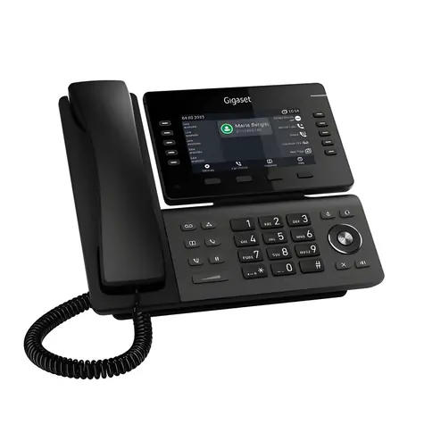 Gigaset PRO P850W IP černá / DECT IP telefon / WLAN / PoE / 5