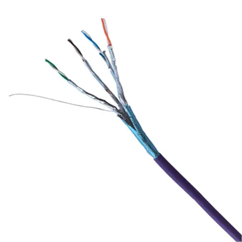 Belden Cat.6A fialová / Instalační kabel / F/FTP / 500 m / LSOH / drát