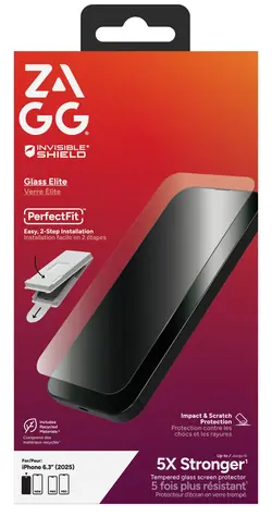 ZAGG Glass Elite / Ochranné sklo / Apple iPhone 17 / ClearPrint / EZ Apply
