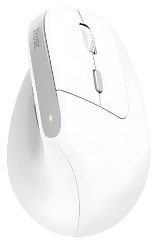Trust Bayo II bílá (25398) / Vertikální myš / optická / 2400 DPI / 6 tlačítek / USB-A