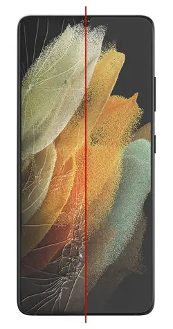 ZAGG InvisibleShield Fusion VisionGuard / Hybridní sklo / Pro Samsung Galaxy S21 Ultra / Oleofobní vrstva