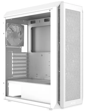 ADATA XPG VALOR AIR Plus bílá / Skříň / ATX / 2x USB-A 3.2 / 4x 120mm / bez zdroje / průhledná bočnice