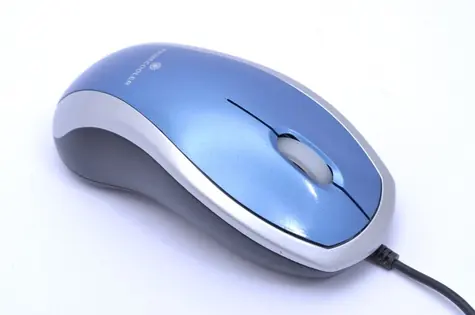 Primecooler Comfort světle modrá / Myš / Optická / 800 DPI / Drátová USB