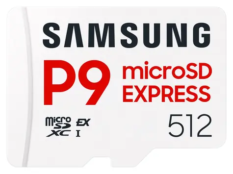 Samsung P9 Express / Paměťová karta microSDXC / 512 GB / SD Express / UHS-I U3 / čtení: 800 MB/s