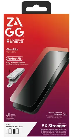 ZAGG Glass Elite / Ochranné sklo / Apple iPhone 17 Pro / ClearPrint / EZ Apply